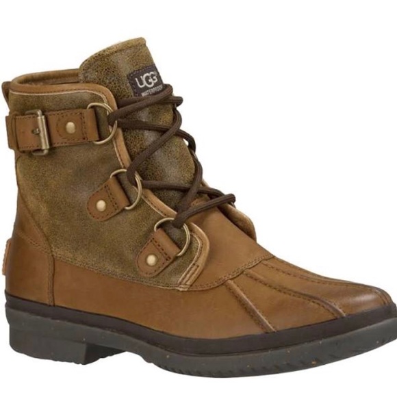 UGG Shoes - Authentic Ugg Cecille Leather Duck Boots